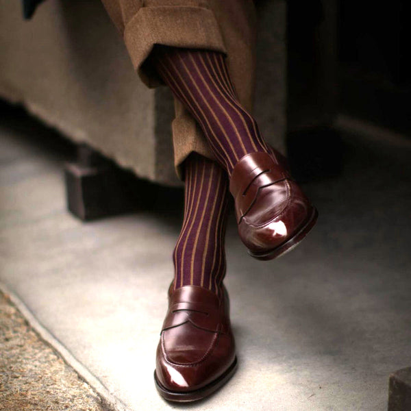 リバーシブルロングホーズ / Lサイズ - Il Regalo/イルレガロ | HIGH QUALITY SOCKS