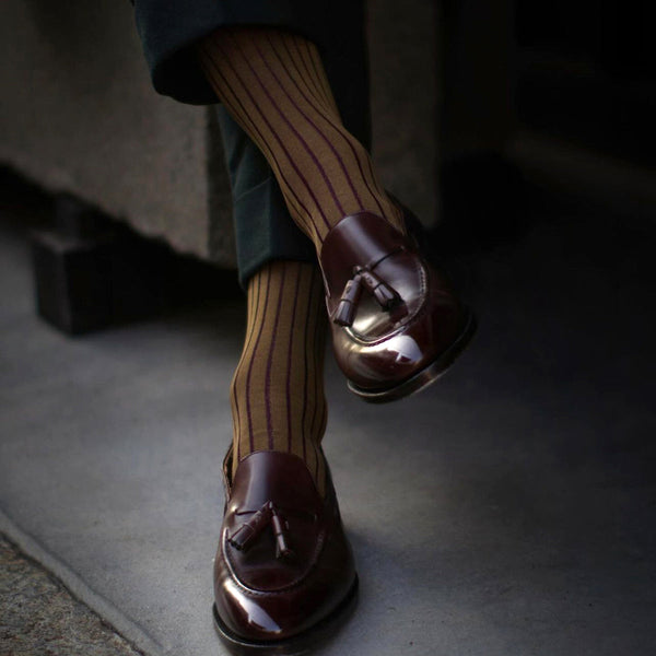 リバーシブルロングホーズ - Il Regalo/イルレガロ | HIGH QUALITY SOCKS