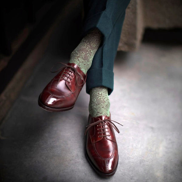 シルクペイズリーソックス - 靴下 Il Regalo/イルレガロ | HIGH QUALITY SOCKS