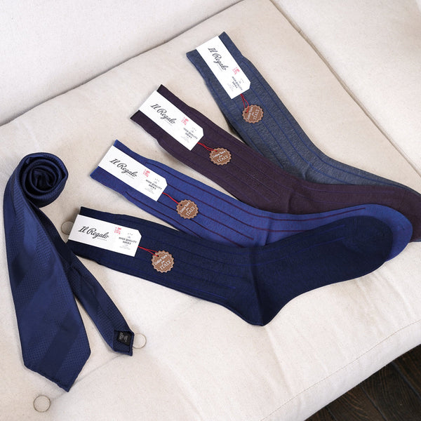 シャドーリブソックス - 靴下  Il Regalo/イルレガロ | HIGH QUALITY SOCKS