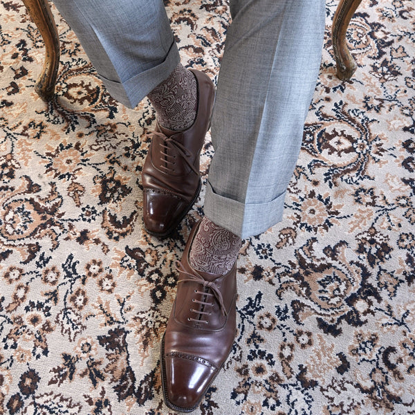 シルクペイズリーソックス - 靴下 Il Regalo/イルレガロ | HIGH QUALITY SOCKS