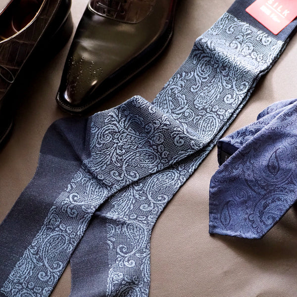 シルクペイズリーロングホーズ - 靴下  Il Regalo/イルレガロ | HIGH QUALITY SOCKS