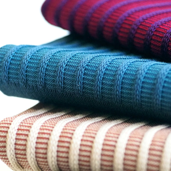 ストライプジャガードロングホーズ - 靴下 Il Regalo/イルレガロ | HIGH QUALITY SOCKS