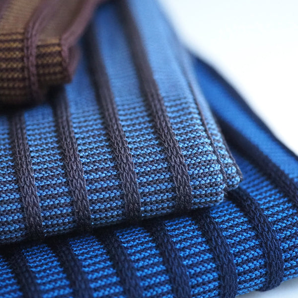 ストライプジャガードロングホーズ - 靴下 Il Regalo/イルレガロ | HIGH QUALITY SOCKS