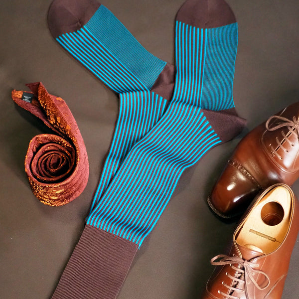 ストロングストライプロングホーズ - 靴下  Il Regalo/イルレガロ | HIGH QUALITY SOCKS