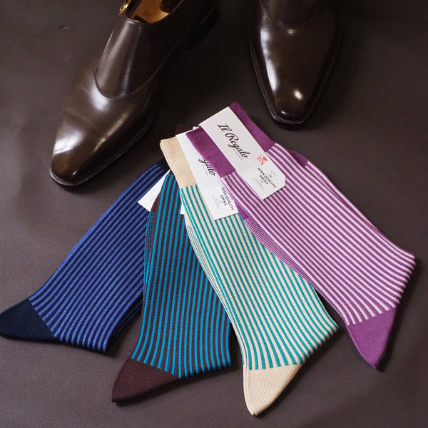 ストロングストライプソックス - 靴下  Il Regalo/イルレガロ | HIGH QUALITY SOCKS