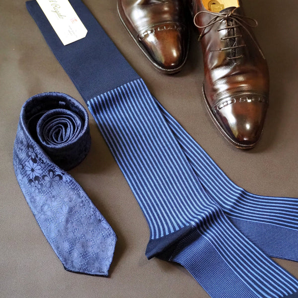 ストロングストライプロングホーズ - 靴下 Il Regalo/イルレガロ | HIGH QUALITY SOCKS