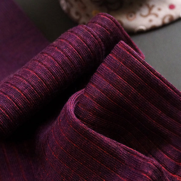 ウール&シルクシャドーストライプロングホーズ / Lサイズ - 靴下 Il Regalo/イルレガロ | HIGH QUALITY SOCKS