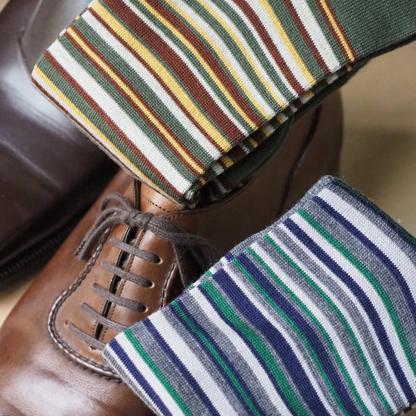 マルチボーダーソックス -   Il Regalo/イルレガロ | HIGH QUALITY SOCKS
