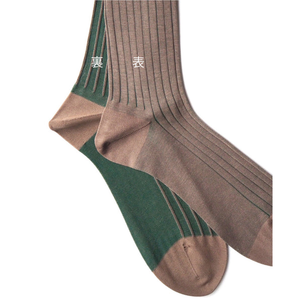 リバーシブルロングホーズ - Il Regalo/イルレガロ | HIGH QUALITY SOCKS