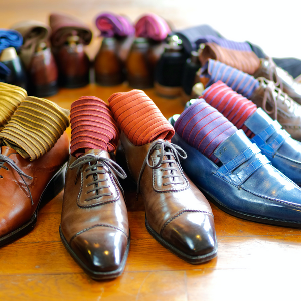 リバーシブルロングホーズ - Il Regalo/イルレガロ | HIGH QUALITY SOCKS