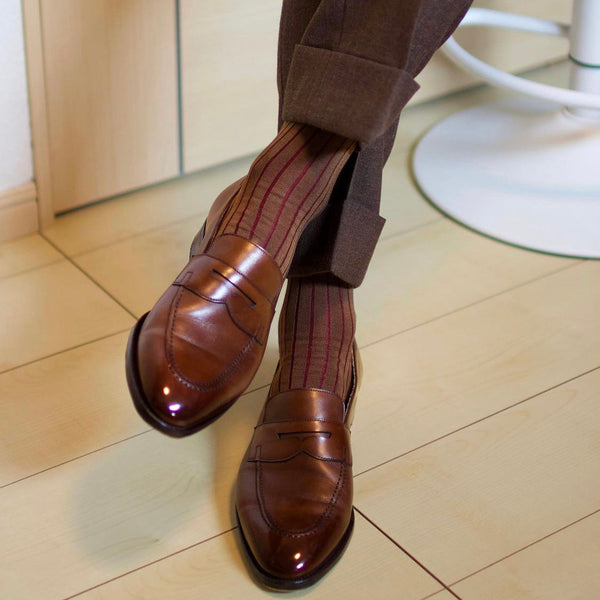 リバーシブルロングホーズ - Il Regalo/イルレガロ | HIGH QUALITY SOCKS