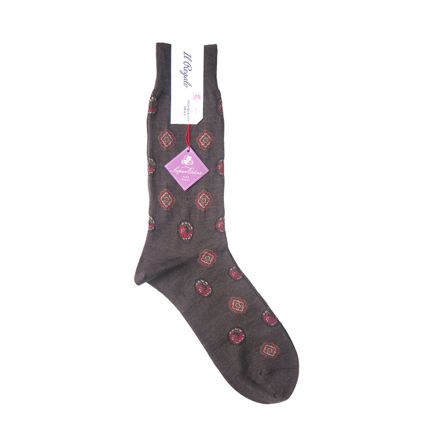 Floral Medallion Socks