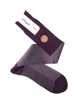 パピートゥースロングホーズ - 靴下 BURGUNDY / 25-27cm Il Regalo/イルレガロ | HIGH QUALITY SOCKS