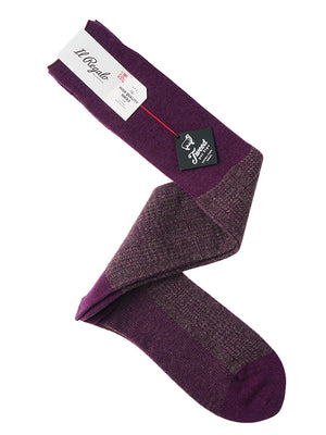 グレンチェックロングホーズ - 靴下  Il Regalo/イルレガロ | HIGH QUALITY SOCKS