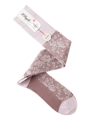 ラミーフローラルロングホーズ  【outBespokenコラボレーション】 - 靴下  Il Regalo/イルレガロ | HIGH QUALITY SOCKS
