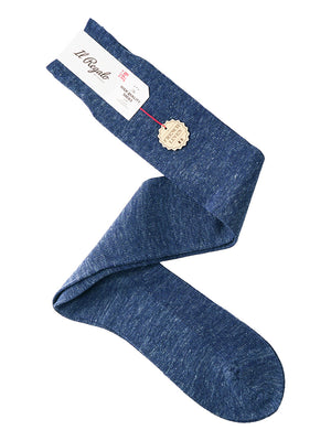 リネンエアリーリブロングホーズ - 靴下  Il Regalo/イルレガロ | HIGH QUALITY SOCKS