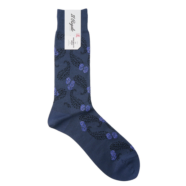 ムーンライトペイズリーソックス - 靴下  Il Regalo/イルレガロ | HIGH QUALITY SOCKS