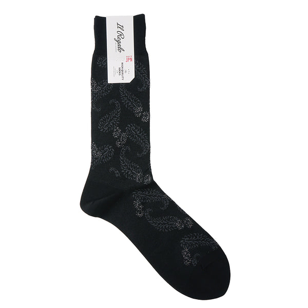 ムーンライトペイズリーソックス - 靴下  Il Regalo/イルレガロ | HIGH QUALITY SOCKS