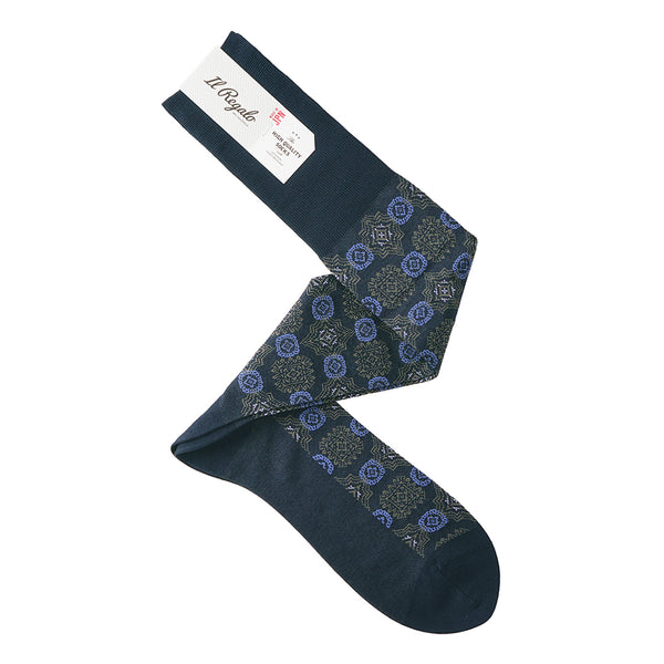 ボールドメダリオンロングホーズ - 靴下  Il Regalo/イルレガロ | HIGH QUALITY SOCKS
