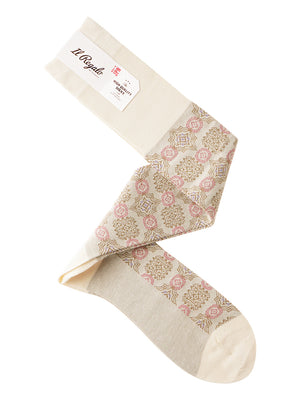 ボールドメダリオンロングホーズ  【outBespokenコラボレーション】 - 靴下  Il Regalo/イルレガロ | HIGH QUALITY SOCKS