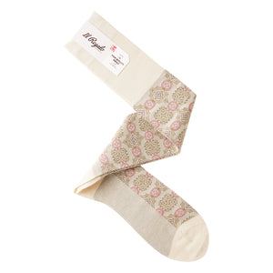 ボールドメダリオンロングホーズ  【outBespokenコラボレーション】 - 靴下  Il Regalo/イルレガロ | HIGH QUALITY SOCKS