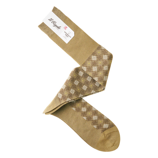 ダイヤモンドロングホーズ - 靴下  Il Regalo/イルレガロ | HIGH QUALITY SOCKS