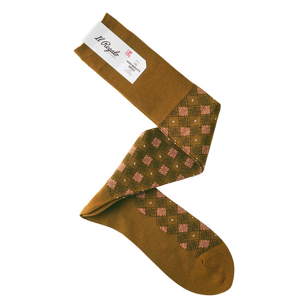 ダイヤモンドロングホーズ - 靴下  Il Regalo/イルレガロ | HIGH QUALITY SOCKS