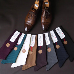 8×2 Rib Socks, Large Size