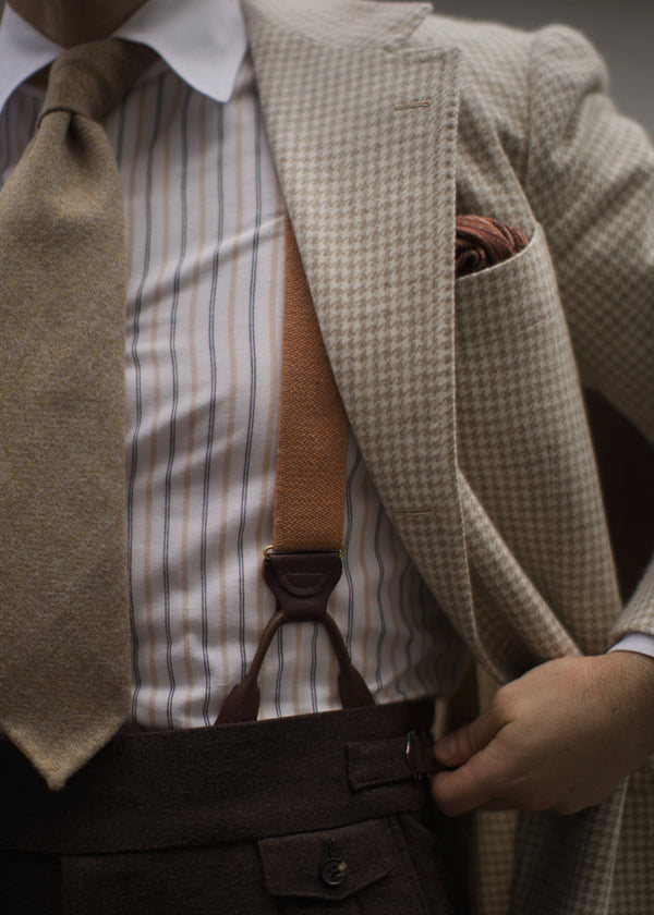 ヘリテージダマスクロングホーズ 【outBespokenコラボレーション】 - 靴下  Il Regalo/イルレガロ | HIGH QUALITY SOCKS