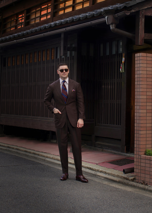 ヘリンボーンロングホーズ 【outBespokenコラボレーション】 - 靴下  Il Regalo/イルレガロ | HIGH QUALITY SOCKS