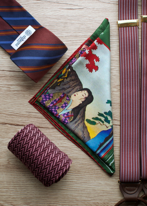 ヘリンボーンロングホーズ 【outBespokenコラボレーション】 - 靴下  Il Regalo/イルレガロ | HIGH QUALITY SOCKS