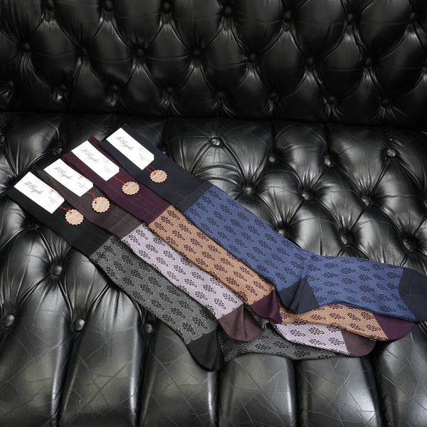 アンティークダイヤモンドロングホーズ - 靴下  Il Regalo/イルレガロ | HIGH QUALITY SOCKS