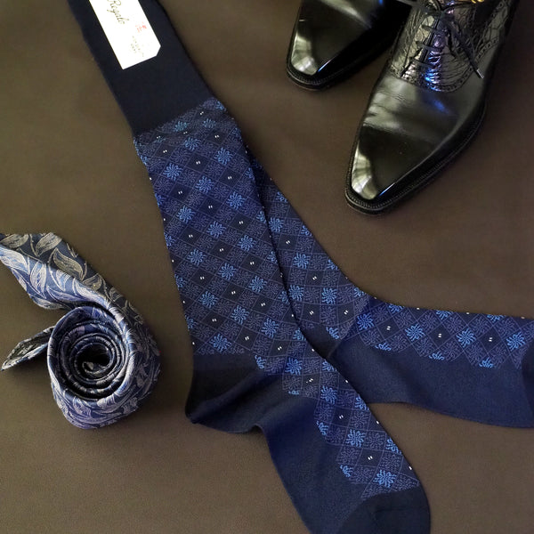 ダイヤモンドロングホーズ - 靴下  Il Regalo/イルレガロ | HIGH QUALITY SOCKS