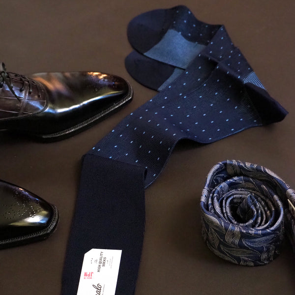 ファインドットロングホーズ - 靴下  Il Regalo/イルレガロ | HIGH QUALITY SOCKS