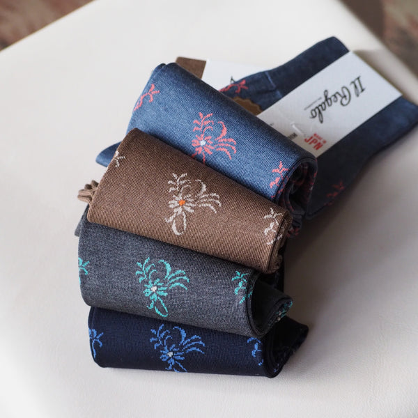 フローラルドットソックス - 靴下  Il Regalo/イルレガロ | HIGH QUALITY SOCKS