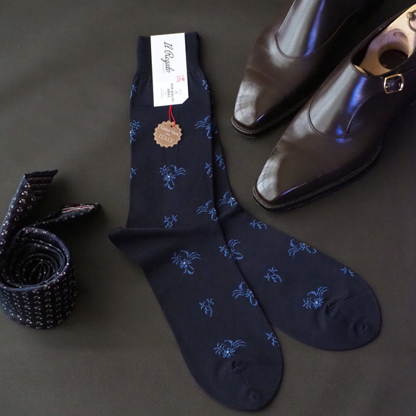 フローラルドットソックス - 靴下  Il Regalo/イルレガロ | HIGH QUALITY SOCKS