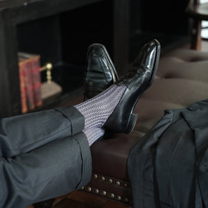 Herringbone Over-the-calf Socks