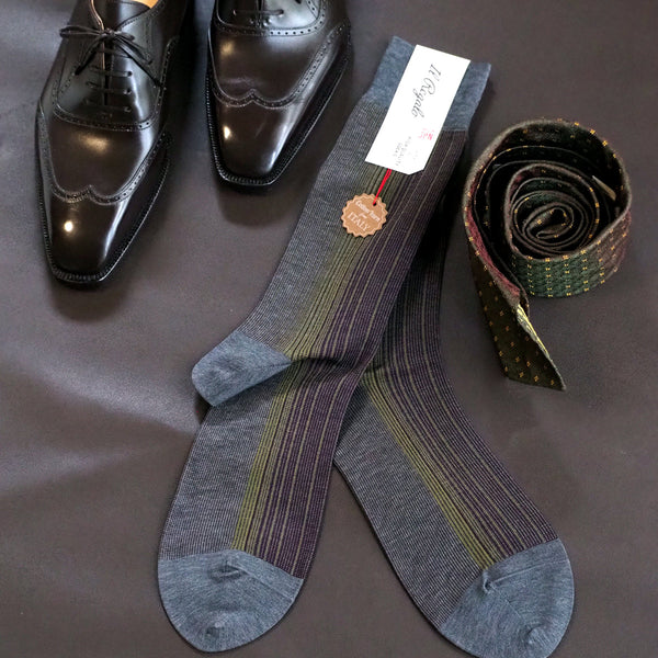オンブレストライプソックス - 靴下  Il Regalo/イルレガロ | HIGH QUALITY SOCKS