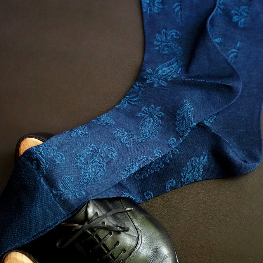 Paisley Over-the-calf Socks