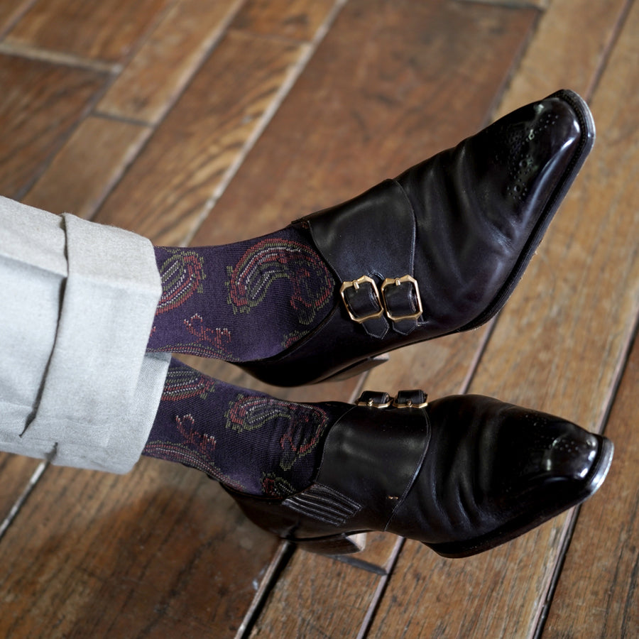 Antique Paisley Socks