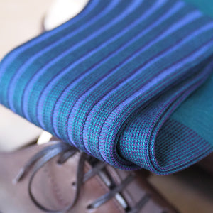 Birdseye Striped Socks