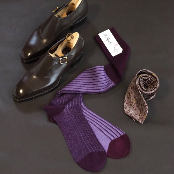 リバーシブルロングホーズ -   Il Regalo/イルレガロ | HIGH QUALITY SOCKS