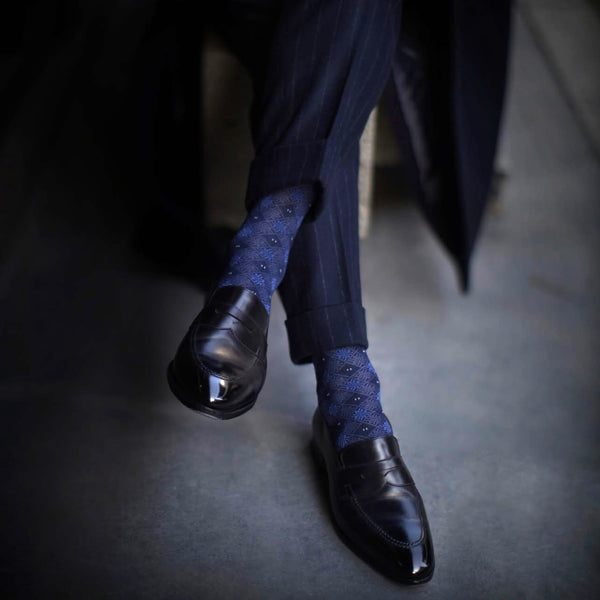 ダイヤモンドロングホーズ - 靴下  Il Regalo/イルレガロ | HIGH QUALITY SOCKS