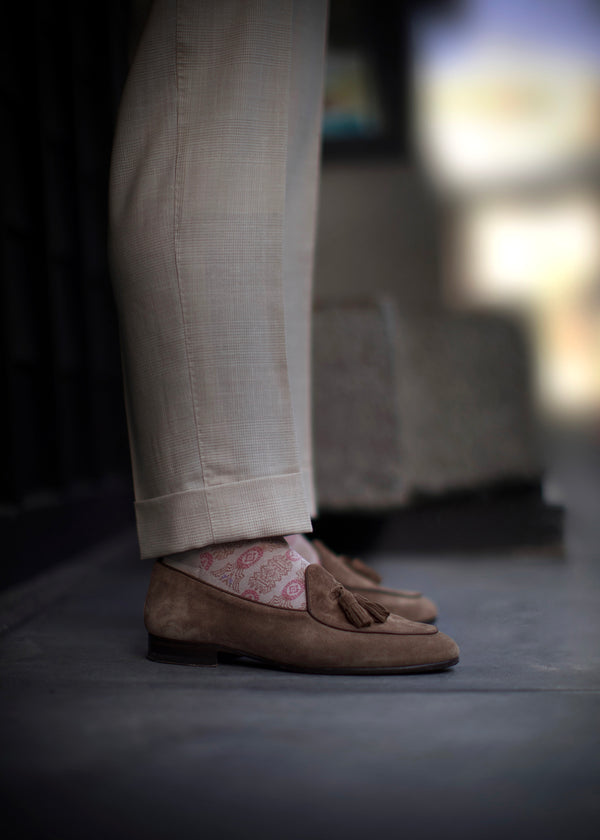 ボールドメダリオンロングホーズ  【outBespokenコラボレーション】 - 靴下  Il Regalo/イルレガロ | HIGH QUALITY SOCKS