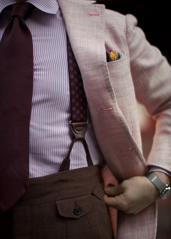 シャドーペイズリーロングホーズ 【outBespokenコラボレーション】 - 靴下  Il Regalo/イルレガロ | HIGH QUALITY SOCKS