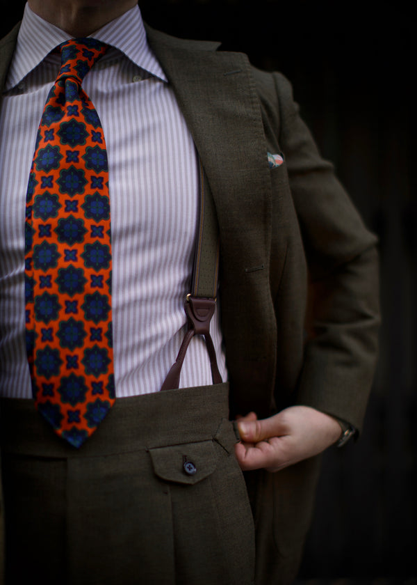 ラミーフローラルロングホーズ  【outBespokenコラボレーション】 - 靴下  Il Regalo/イルレガロ | HIGH QUALITY SOCKS