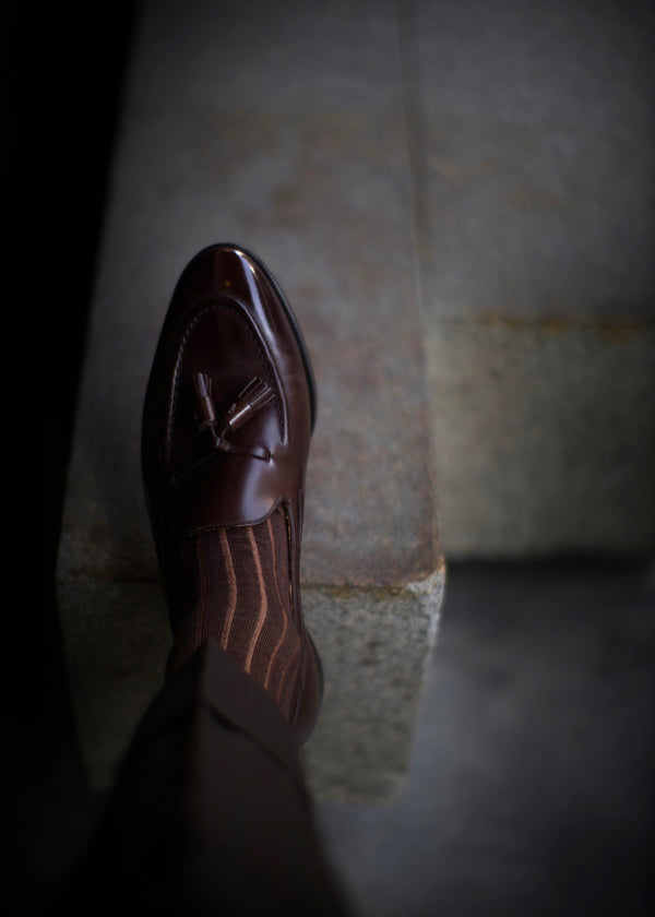 リバーシブルロングホーズ 【outBespokenコラボレーション】 / Lサイズ - 靴下  Il Regalo/イルレガロ | HIGH QUALITY SOCKS