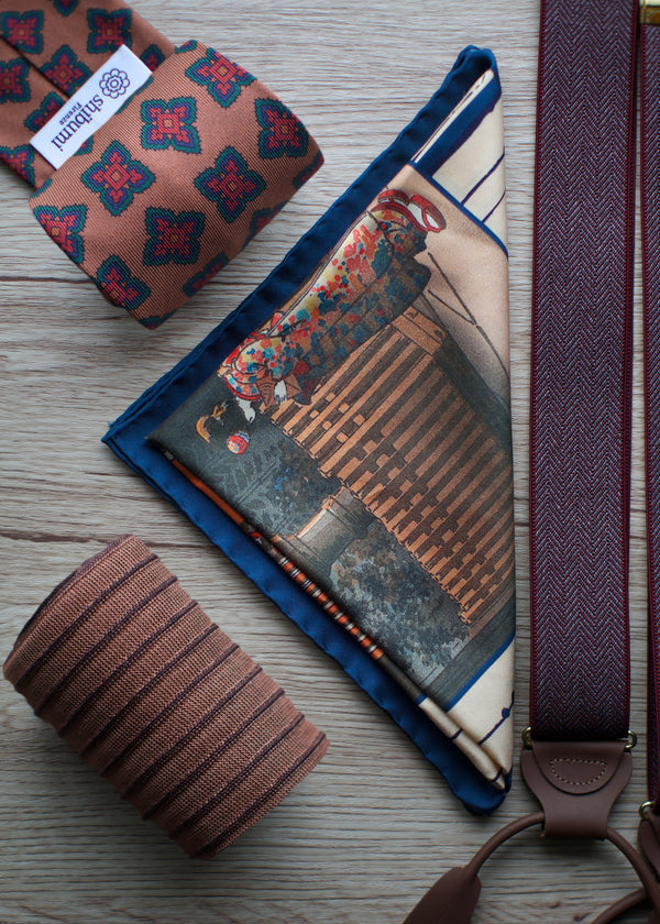 リバーシブルロングホーズ 【outBespokenコラボレーション】 / Lサイズ - 靴下  Il Regalo/イルレガロ | HIGH QUALITY SOCKS