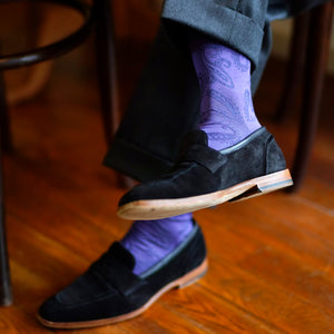Paisley Over-The-Calf Socks (Improved version)